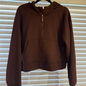 Amazon Women's Chocolate Brown Hoodie Sweater